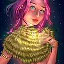 Mi Proyecto del curso: Iluminación y color para retratos digitales en Photoshop . Een project van Traditionele illustratie, Digitale illustratie y  Digitaal schilderij van Leonardo Navarro - 24.01.2022