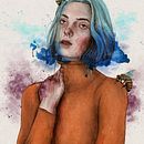 Mi Proyecto del curso: Retrato ilustrado con Procreate. Un proyecto de Ilustración tradicional, Ilustración vectorial, Ilustración digital y Dibujo de Retrato de sofiaguelvenzu - 26.01.2022