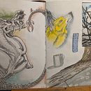 My project in Daily Sketching for Creative Inspiration course. Een project van Traditionele illustratie,  Schetsen,  Creativiteit,  Tekening y Sketchbook van zirrathegoldenfox - 14.01.2022