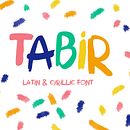 TABIR - handwritten font based on kid handwriting . % Hanna Mik tarafından hazırlanan Tipografi projesi - 02.11.2021