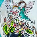 Vintage Fairies in metal embossing(Pewter). Artesanato projeto de Yvonne Wessels - 27.01.2022