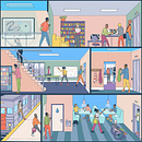 Canadian Business Magazine - "Office Politics". Traditional illustration project by Kyle Ellingson - 01.27.2022