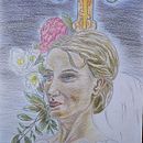 My project in Chiaroscuro Creative Portrait with Pencils course. Projekt z dziedziny Trad, c, jna ilustracja, R, sunek ołówkiem, Portret,  R, sunek art, st, czn, R i sowanie kredkami użytkownika janerob100 - 24.01.2022