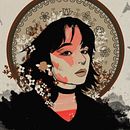 Mi Proyecto del curso: Técnicas de ilustración con acuarela digital. Projekt z dziedziny Trad, c, jna ilustracja, Ilustracja c, frowa, Malowanie akwarelą, Portret, R, sunek c i frow użytkownika Cristofer Huerta - 28.01.2022
