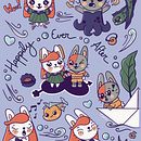 Il mio progetto del corso: Illustrazione di una storia in stile kawaii. Ilustração tradicional, Design de personagens, Ilustração digital, e Mangá projeto de Sami Drawings - 28.01.2022