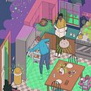 New Scientist - "How our environment is making us sick, and what we can do about it". Traditional illustration project by Kyle Ellingson - 01.07.2022