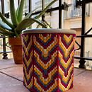 Funda de maceta con bargello Ein Projekt aus dem Bereich Stickerei, Erweiterungsentwicklung, H und werk von Alberto Bonilla Trueba - 19.01.2022