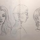 My project in Portrait Sketchbooking: Explore the Human Face course. Un projet de Esquisse , Dessin, Dessin de portrait, Dessin artistique , et Carnet de croquis de h t - 29.01.2022