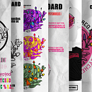 ILUSTRATION FOR MERCH [ CONCEPT: PIG X PSYCHEDELIC]. Un progetto di Illustrazione tradizionale, Costume design e Serigrafia di Fernando Morando - 26.01.2022