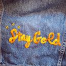 My project in Embroidered Hand Lettering: Create Wearable Art course. T, pograph, Embroider, DIY, H, Lettering, and Textile Design project by amyfreyn - 01.27.2022