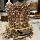 Świecznik rose gold. Design, e Decoração de interiores projeto de Róża Bąkowska - 30.01.2022