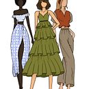 Meu projeto do curso: Ilustração de croqui de moda . % Sofia Gil tarafından hazırlanan Geleneksel illüstras, on, Eskiz çizimi, Moda Tasarımı, Dijital Çizim, Moda İllüstras, Ve onu	 projesi - 01.14.2022