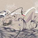 Ilustraciones para el libro Rollos de vuelo Ein Projekt aus dem Bereich Verlagsdesign, Traditionelle Illustration, Bildende Künste, Grafikdesign und Editorial Illustration von Alex Molina - 13.09.2021
