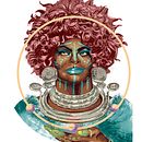 Meu projeto do curso: Retrato pictórico com técnicas digitais. Un projet de Illustration numérique, Dessin de portrait , et Peinture numérique de danielpsvale - 31.01.2022