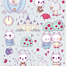 My project in Kawaii-Style Story Illustration course Cinderella. . Un progetto di Illustrazione tradizionale, Character design, Illustrazione digitale e Manga di Tatyana Ryabova - 30.01.2022