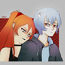 evangelion  . % Eduarda Freitas tarafından hazırlanan Geleneksel illüstras, on, Ve Çizim projesi - 01.20.2022