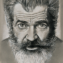 Mel Gibson. Traditional illustration, Fine Arts, Pencil Drawing, Drawing, Portrait Drawing, Realistic Drawing, and Artistic Drawing project by Jose Luis Rugilo - 02.01.2022