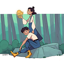 The Secret of the Ravens. Comic, Ilustração infantil e Ilustração tradicional projeto de Joanna Cacao - 02.02.2022