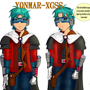 Mi Proyecto del curso: Creación de personajes manga-YIONMARS XGSS. Een project van Traditionele illustratie, Ontwerp van personages, Stripboek y Manga van Jhoann Marron Zapana - 09.03.2022