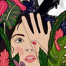 My project in Illustrated Portraits: Adobe Fresco for Beginners course. Ilustração digital projeto de Imke - 01.02.2022