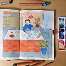Mi Proyecto del curso: Sketchbook para explorar tu estilo de dibujo. Un proyecto de Ilustración tradicional, Bocetado, Creatividad, Dibujo, Pintura a la acuarela, Sketchbook y Pintura gouache de simonedemoraes_arte - 29.01.2022