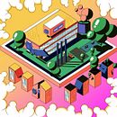 Meu projeto do curso: Ilustração vetorial isométrica a partir do zero. Un proyecto de Diseño gráfico, Ilustración vectorial, Ilustración digital, Ilustración tradicional y Diseño de Will Lourenço - 02.02.2022