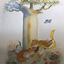 Mi Proyecto del curso: Ilustración en acuarela con influencia japonesa. Ilustração tradicional, Desenho, e Pintura em aquarela projeto de Patricia Rodriguez - 03.02.2022