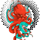 Octopus. Un progetto di Design e Illustrazione tradizionale di Denys Elías Rodríguez - 03.02.2022