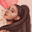 Mi Proyecto del curso: Retrato ilustrado con Procreate (Ariana Grande) Ein Projekt aus dem Bereich Traditionelle Illustration, Vektorillustration, Digitale Illustration und Porträtzeichnung von Indrė Gutauskaitė - 03.02.2022