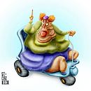 Mi Proyecto del curso: Ilustración digital con volumen y textura "Angry Nanny". Traditional illustration, Digital Illustration, Digital Drawing, and Digital Painting project by Santiago Cahuich - 01.27.2022