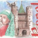 Basel!. Un proyecto de Ilustración tradicional, Bocetado, Creatividad, Dibujo, Pintura a la acuarela y Sketchbook de vivien_dg - 03.02.2022