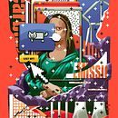 List NFT, ELLEMEN Magazine. Traditional illustration project by Mojo Wang - 03.13.2021