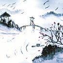 Mi Proyecto del curso: Ilustración en acuarela con influencia japonesa "Osita Geisha". Een project van Traditionele illustratie,  Tekening y Aquarelschilderen van Adriana Borja Velasco - 25.01.2022
