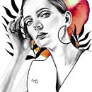 My project in Illustrated Portraits with Procreate course Ein Projekt aus dem Bereich Traditionelle Illustration, Vektorillustration, Digitale Illustration und Porträtzeichnung von Marilyne Foisy - 03.02.2022