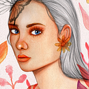 Mi Proyecto del curso: Retrato ilustrado en acuarela. Un proyecto de Ilustración tradicional, Bellas Artes, Pintura, Dibujo, Pintura a la acuarela, Dibujo de Retrato y Dibujo artístico de Flavia Ramos Guillen - 05.02.2022