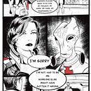 My project (Mass Effect 3 fan art). Ilustração tradicional, Artes plásticas, Pintura, Comic, Ilustração com tinta, e Videogames projeto de Alexandra Kosmina - 04.02.2022