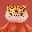 My project in Kawaii Character Creation in 3D with Blender  course . Ilustrasi tradisional, Desain Karakter, Ilustrasi Digital, pemodelan 3D, Dan Manga proyek oleh psjati - 02.01.2022