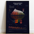 World Happiness Report 2021 Visualization: My project in Data Visualization for Editorial Projects course. Un progetto di Design editoriale, Design dell’informazione, Design interattivo e Infografica di Leah Khan - 28.01.2022