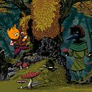Kit & Corvo: A Comicstory. Un proyecto de Ilustración tradicional, Cómic, H y lettering de Henning Arno Pöplau - 08.02.2022