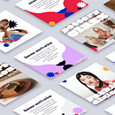 femme time - Brand Identity and IG feed design. Un proyecto de Diseño, Br, ing e Identidad, Diseño gráfico, Tipografía, Diseño de logotipos y Diseño tipográfico de Aneta Hovhannisyan - 07.02.2022