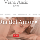 Sitio Web Vesna Ancic Joyas. Projekt z dziedziny Marketing c, frow i  Reklama użytkownika Paola Díaz Barría - 08.02.2022