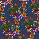 Mon projet du cours : Illustration numérique de motifs inspirés de la faune et la flore. Traditional illustration, Pattern Design, Drawing, Digital Illustration, and Botanical Illustration project by nib_kientz - 02.01.2022