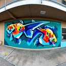 Murals. Un proyecto de Arte urbano, Ilustración tradicional, Pintura y Pintura acrílica de Hannah Webb - 09.02.2022
