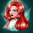 My project in Female Character Portraits in Procreate course. Een project van Traditionele illustratie, Digitale illustratie y Digitale tekening van Vittoria Condorelli - 09.02.2022