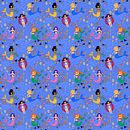 Me and my mermaid friends. Un proyecto de Diseño, Ilustración tradicional, Pattern Design y Estampación de Luciana Rodmann Guiss - 20.01.2022