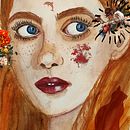Mi Proyecto del curso: Retrato ilustrado en acuarela. Un progetto di Illustrazione tradizionale, Belle arti, Pittura, Disegno, Pittura ad acquerello, Disegno di ritratti e Disegno artistico di Arantxa Valenzuela - 09.02.2022