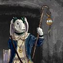 Mein Kursprojekt: Schöpfung von antropomorphen Figuren . Traditional illustration, Character Design, Drawing, Digital Illustration, and Watercolor Painting project by Grosser Tatzelwurm - 02.09.2022