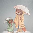 Otto and Hana . Ilustração tradicional, Design de personagens, e Animação projeto de saraguerra - 13.10.2020