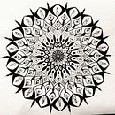 Mi Proyecto del curso: El arte de dibujar mandalas: crea patrones geométricos. Desenho e Ilustração com tinta projeto de Sandra Murad - 07.02.2022