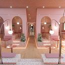 PETIT PLAISIR: Diseño de interiores para restaurantes. Een project van Interactief ontwerp, Interieurontwerp,  Interieur, Retailontwerp y Ruimtelijk ontwerp van chasenhundl - 10.02.2022
